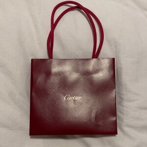 Cartier Deep Red Tote Bag
